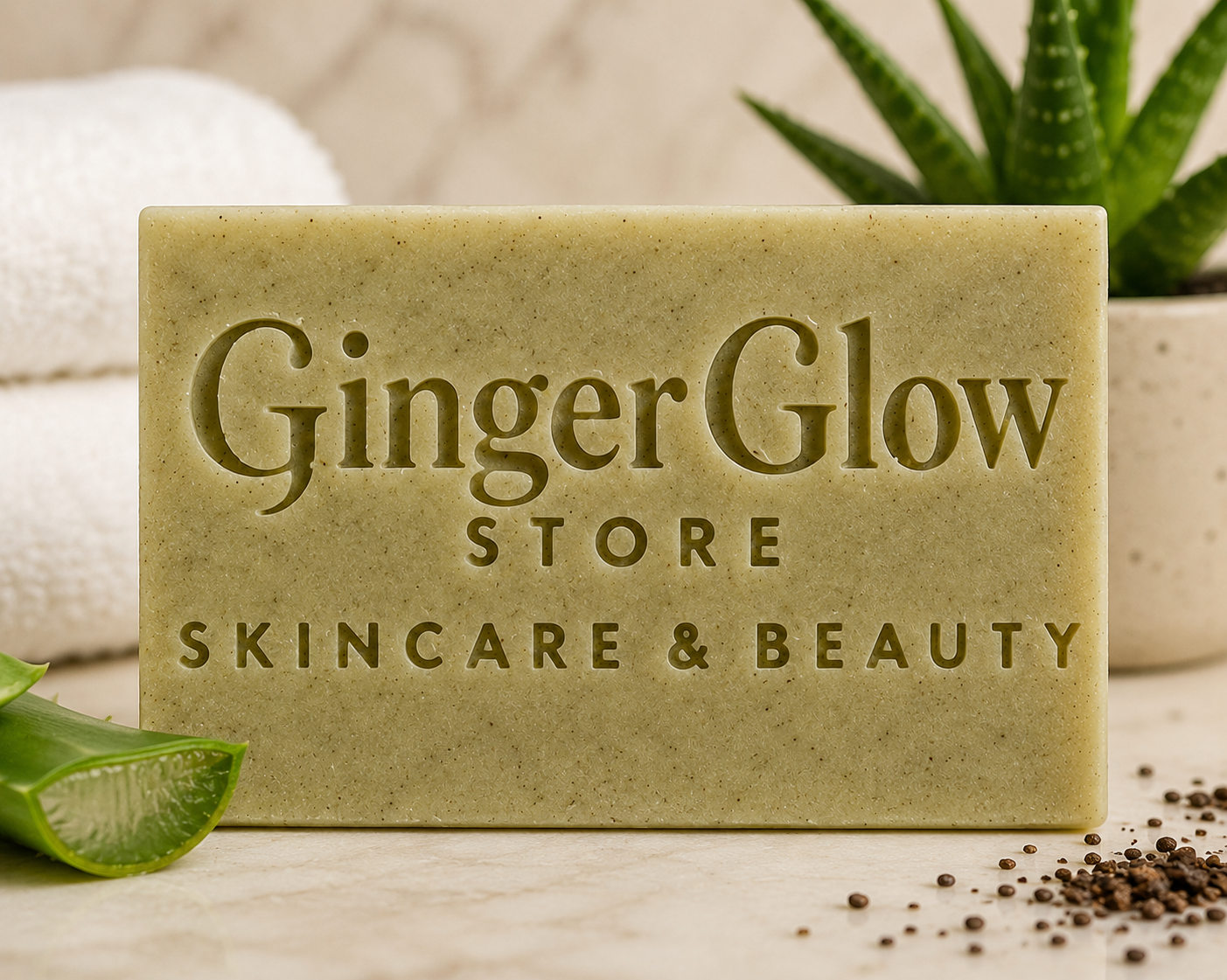 Aloe Mint Glow Bar Soap