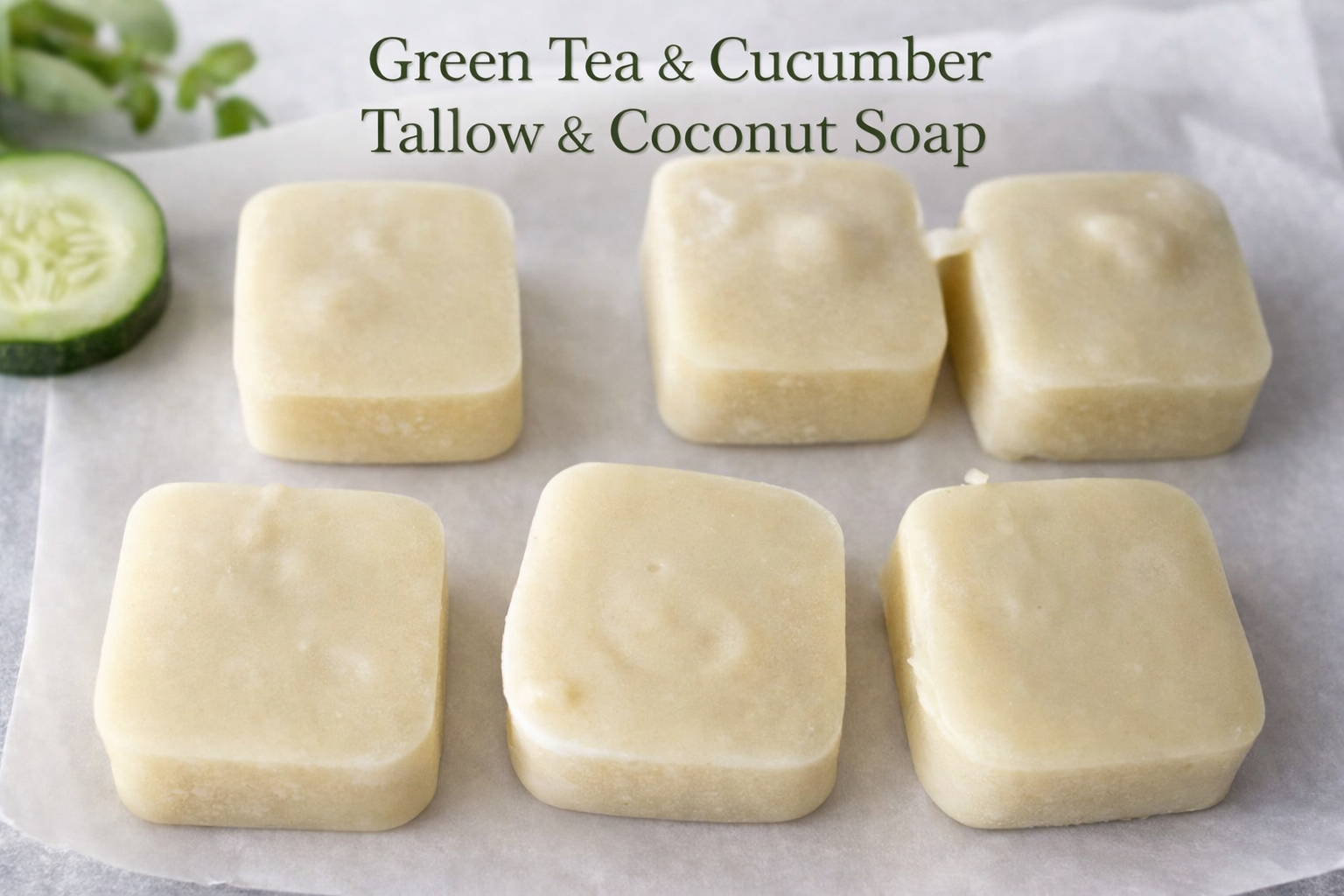 Green Tea & Cucumber Bar Soap